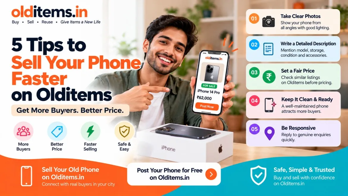 5 Tips to Sell Your Phone Faster on Olditems