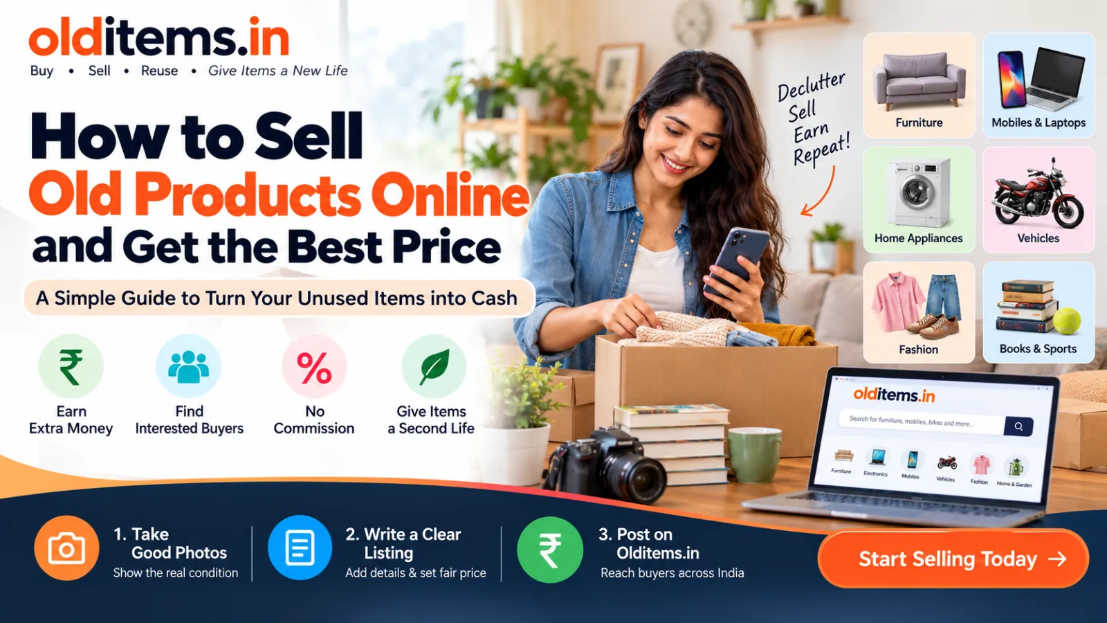 How to Sell Old Products Online and Get the Best Price
