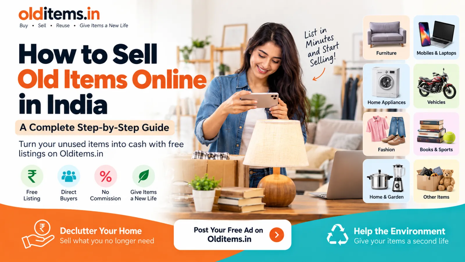 How to Sell Old Items Online in India: A Step-by-Step Guide