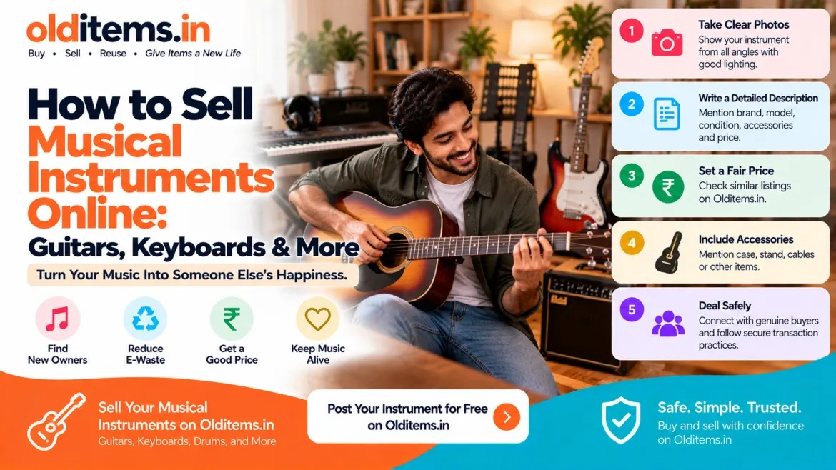 How to Sell Musical Instruments Online: Guitars, Keyboards & More