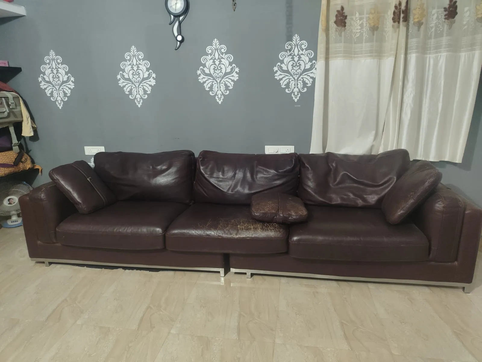 SOFA - BROWN - GOOD CONDITION for sale in coimbatore, Tamil Nadu