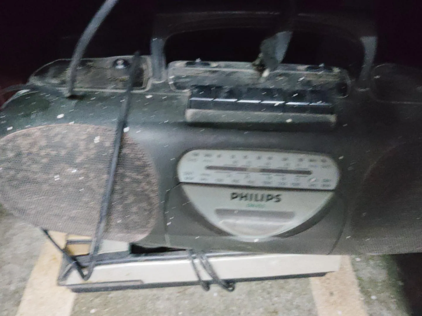 OLD philips two in one tape recorder - Thumbnail 2