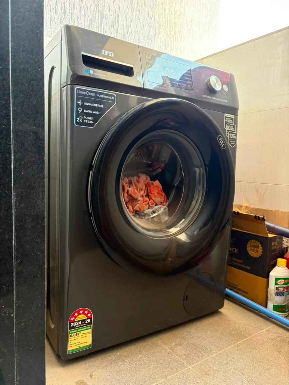 IFB 9KG Front Load Washing Machine | 3 Months Old | Bill Available for sale in Pune, Maharashtra