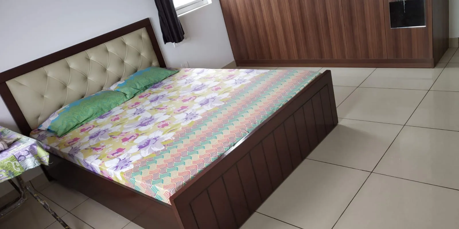 Premium Solid Teak Wood Queen Size Bed with Built-in Storage + Mattress for sale in Bangalore, Karnataka