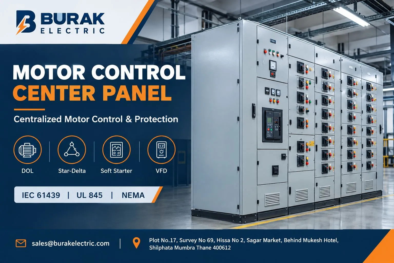 Burak Electric MCC Panels for Industrial Applications - Thumbnail 2