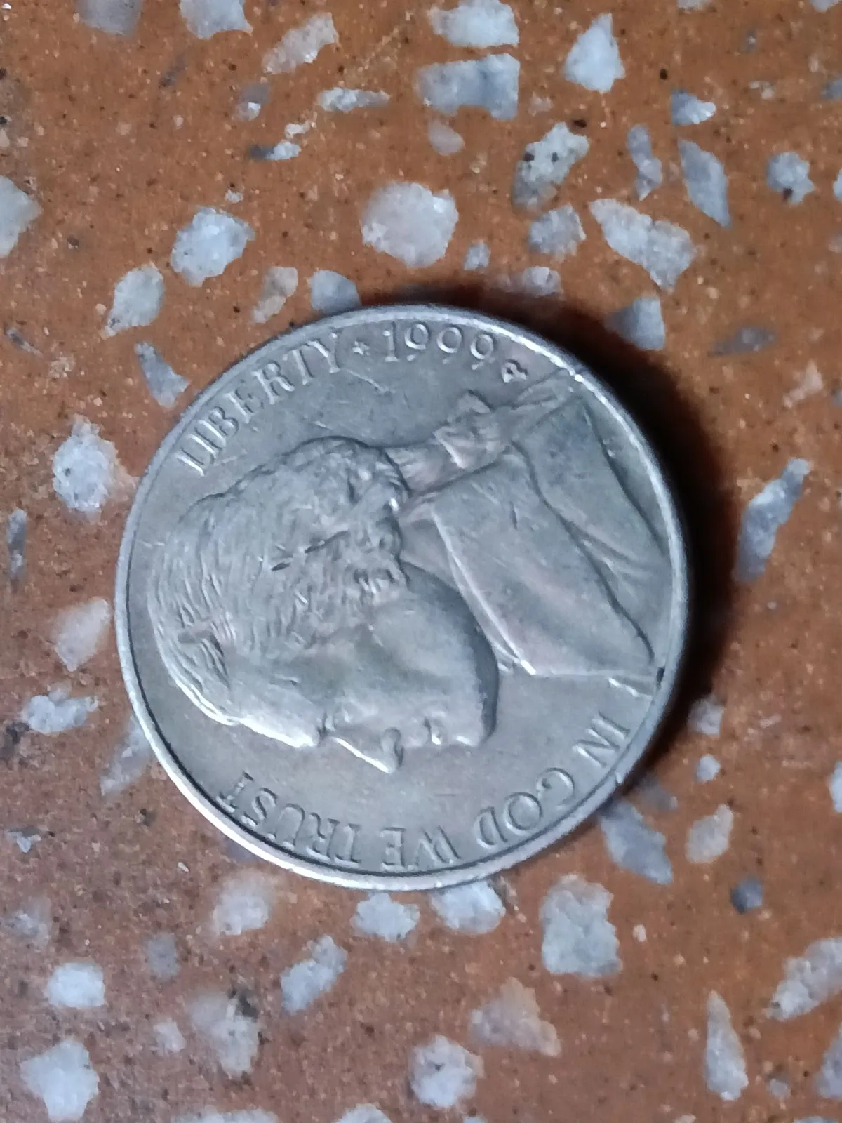 1999 USA 5 Cents Jefferson Nickel Coin - Image 1