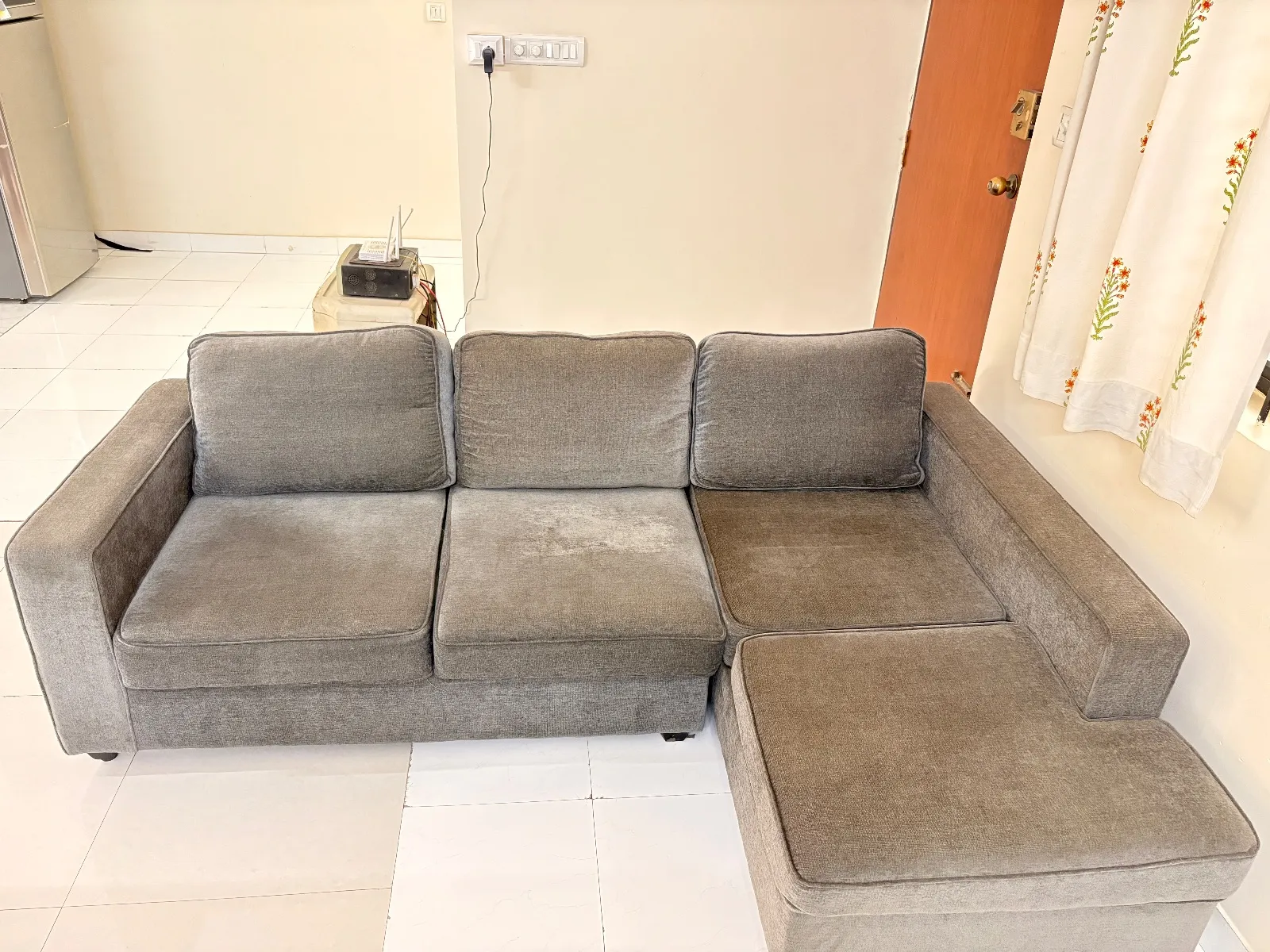 L shape sofa set , 3 years old for sale in Bengaluru, Karnataka