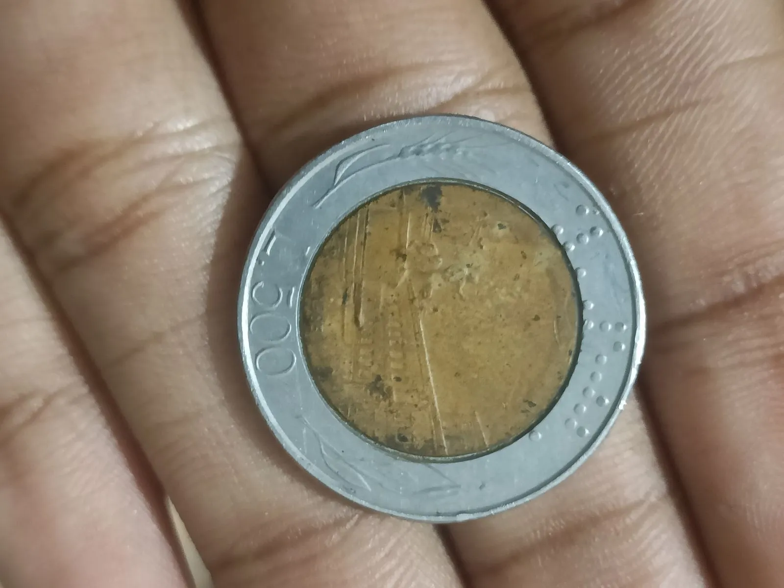 1985 Italy 500 Lire Bimetallic Coin – Vintage Collectible - Thumbnail 2