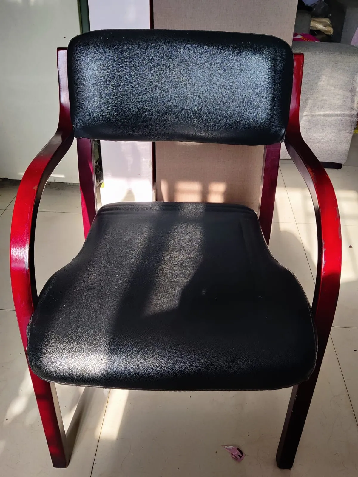 Wooden office chair - Thumbnail 2