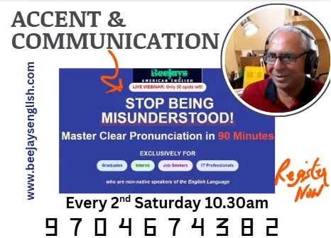 Beejay s American Accent MasterClass for AI Startup Founders for sale in Hyderabad, Telangana