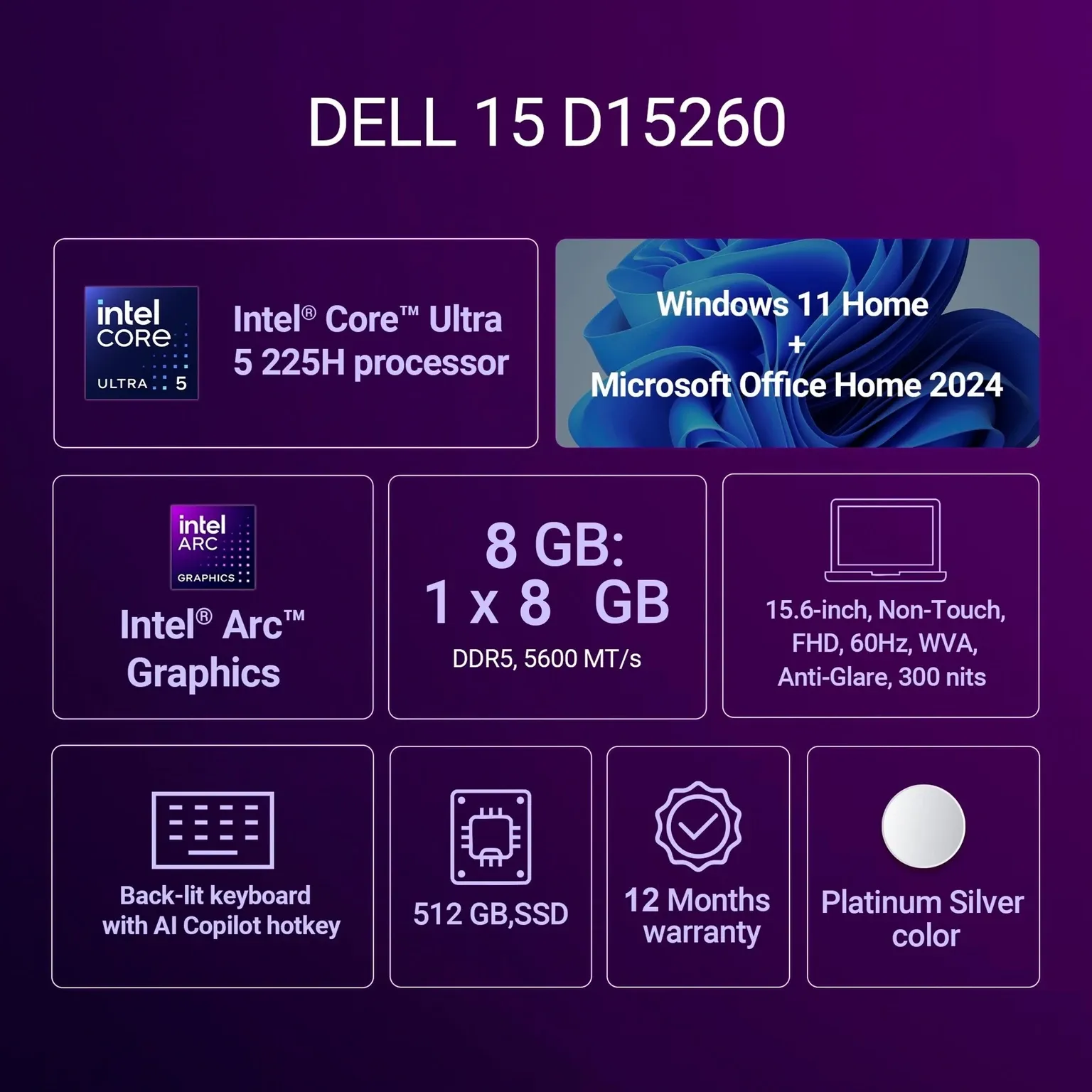 New Dell 15 D15260 - Thumbnail 2