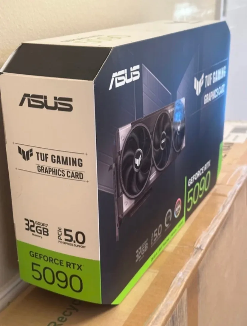 ASUS TUF Gaming GeForce RTX 5090 32GB GDDR7 Gaming Graphics Card New / Sealed. - Thumbnail 2