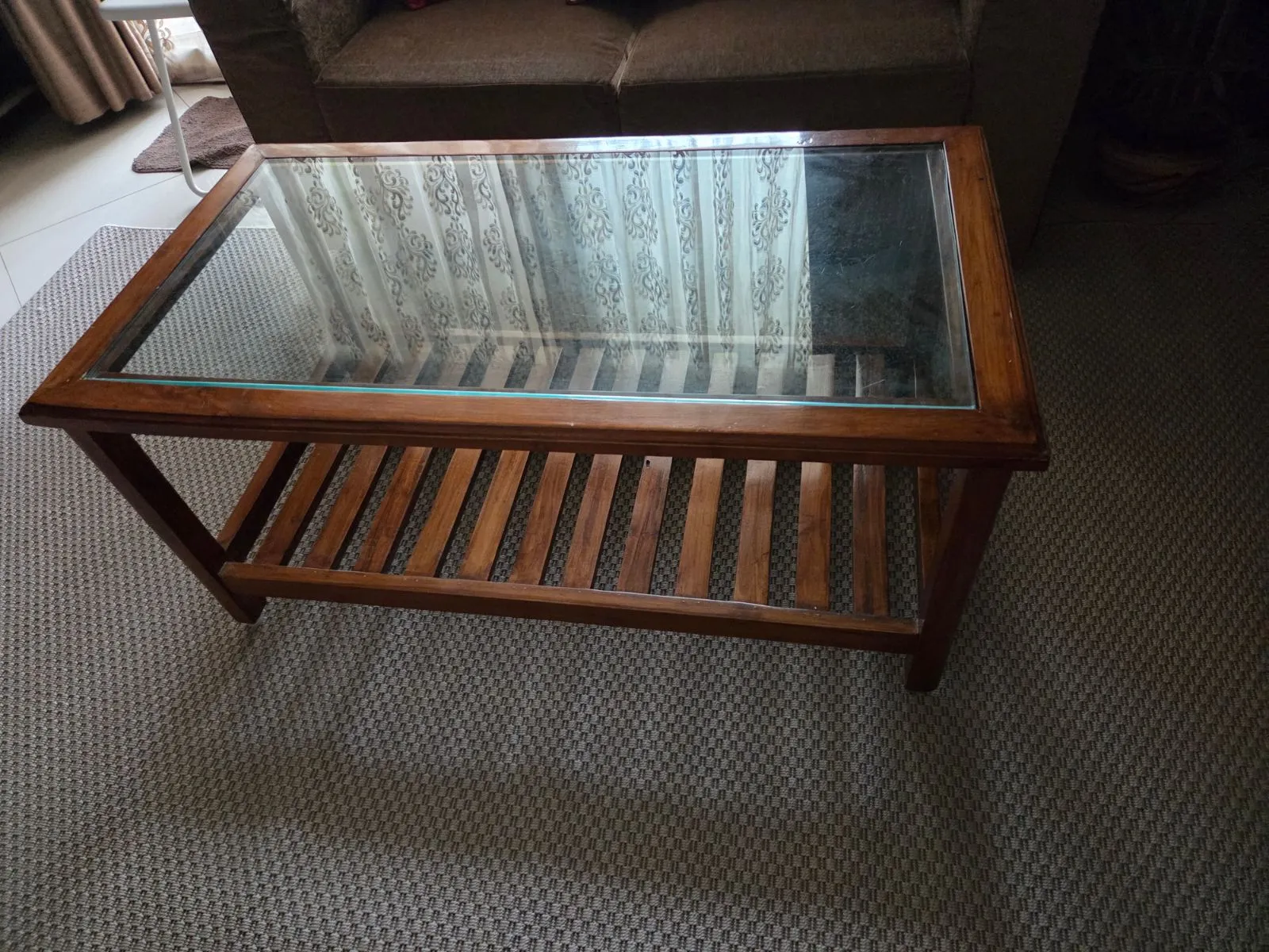 Teak Central Table - Thumbnail 2
