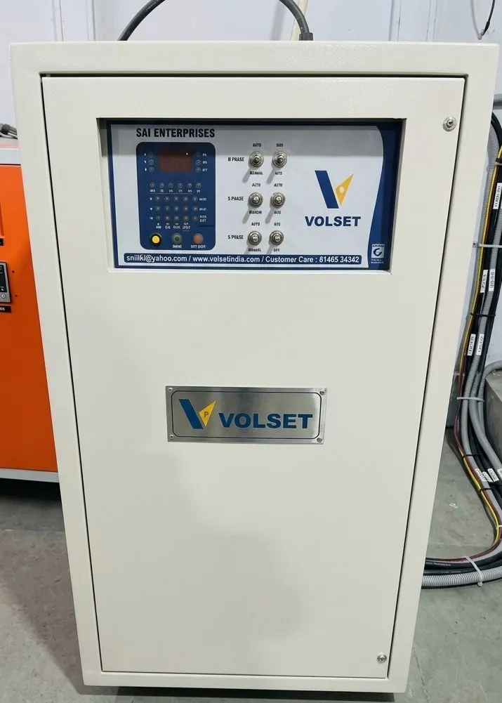 Volset 40 KVA 3 Phase Digital Servo Stabilizer - Used / Refurbished for sale in yamunanagar, Haryana