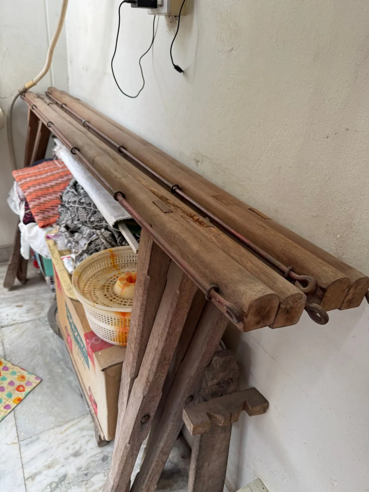 2 Teakwood Folding Cots (Madatha Manchalu) – ₹3,000 - Thumbnail 2