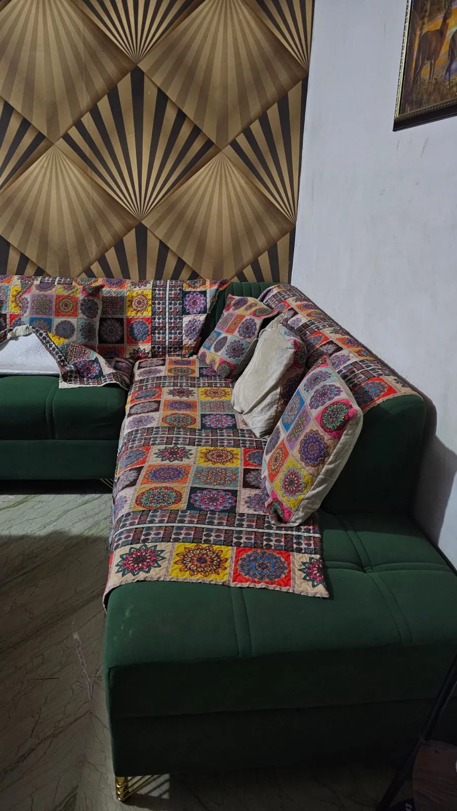 8 Seater Sofa set with Centre table - Thumbnail 2