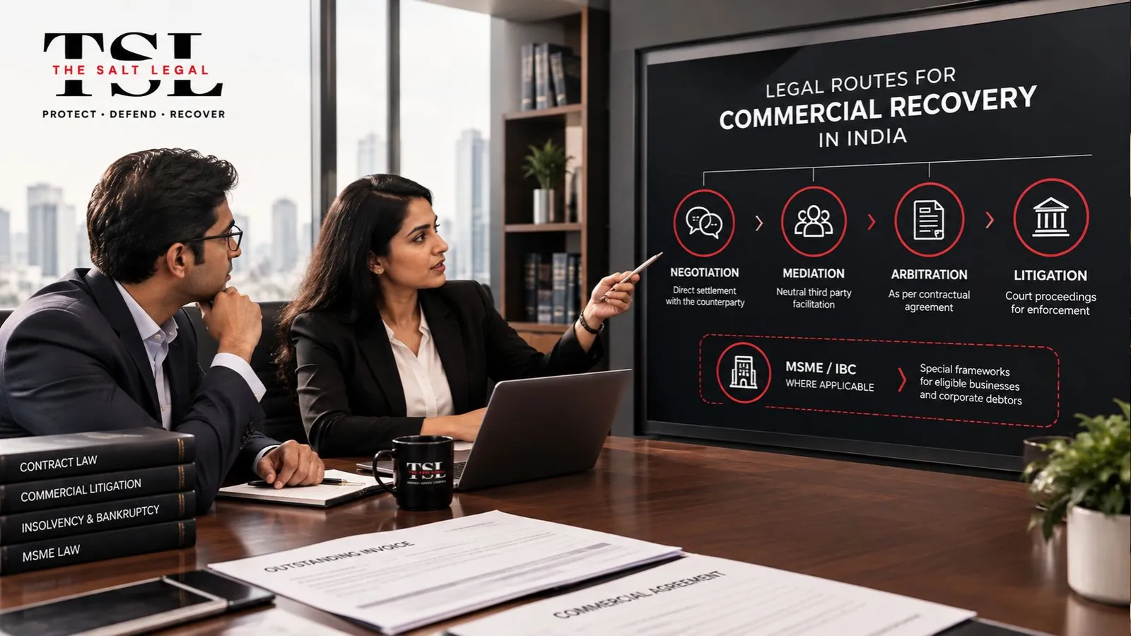 Commercial Recovery Legal Services India for Unpaid Business Dues for sale in Gurugram, Haryana
