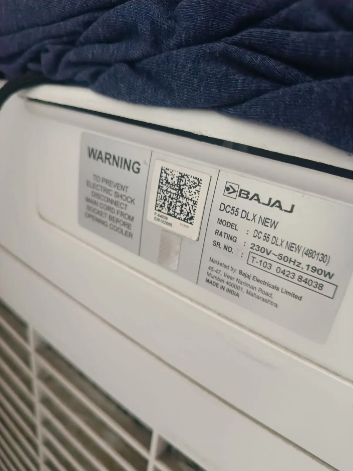 Air cooler 55 ltr for sale in Vadodara, Gujarat