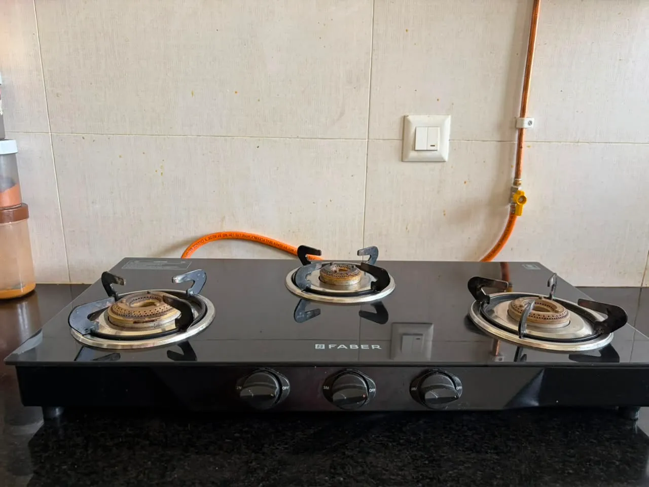 Faber Hob Cooktop Jumbo 3 Burner | Like New | 3 Months Old - Thumbnail 2