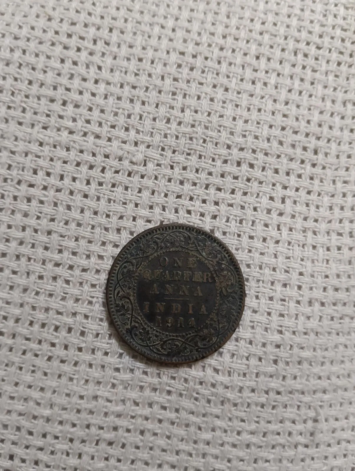1914 British india coin - Thumbnail 2