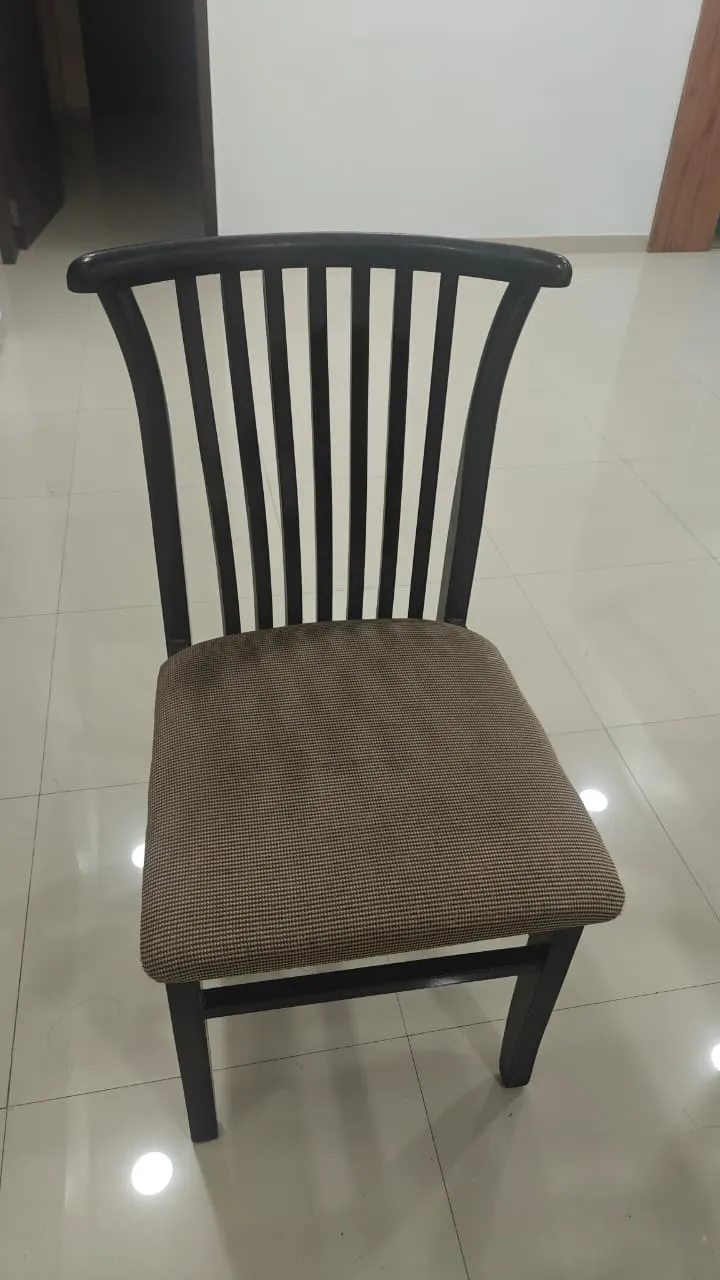 Teakwood 6 seater dining with chairs - Thumbnail 3