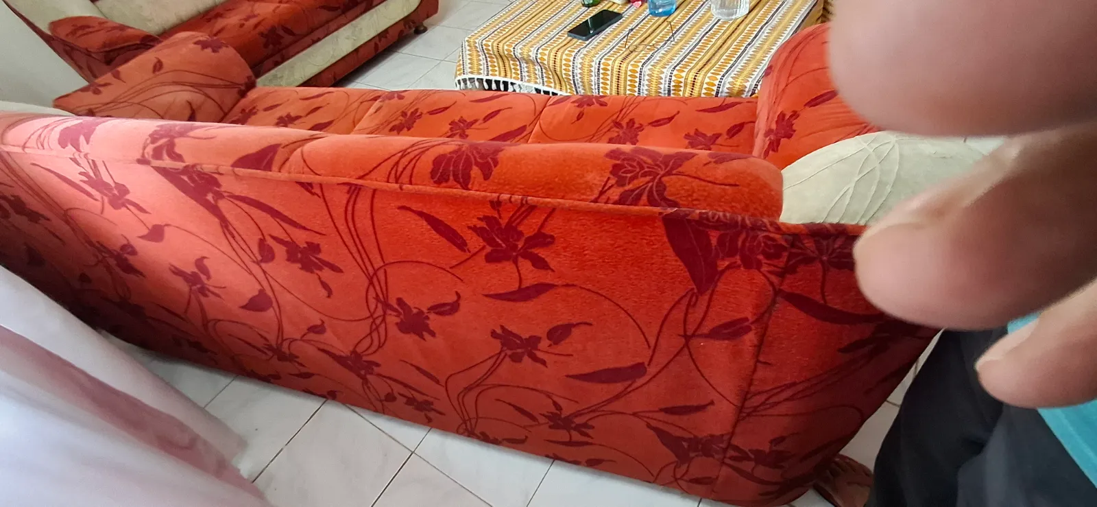 3+2 seater wooden sofa - Image 1