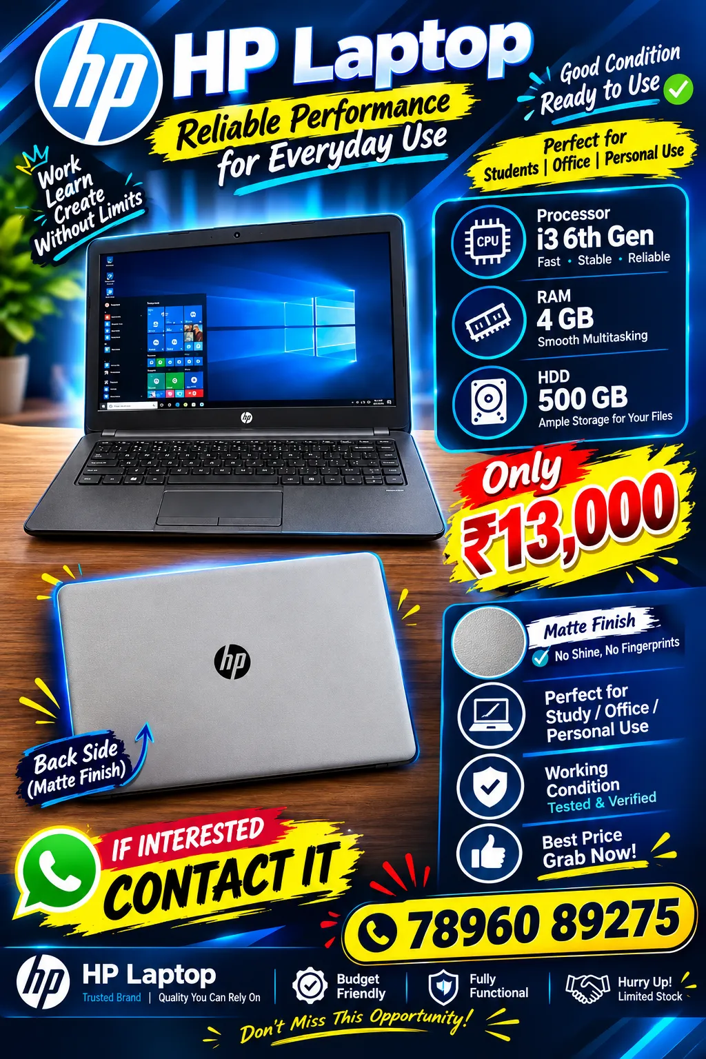 💻 HP LAPTOP FOR SALE - Image 1