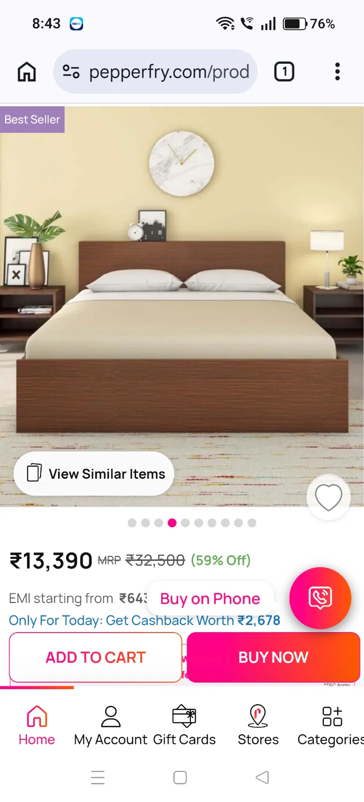 Double bed - Image 1