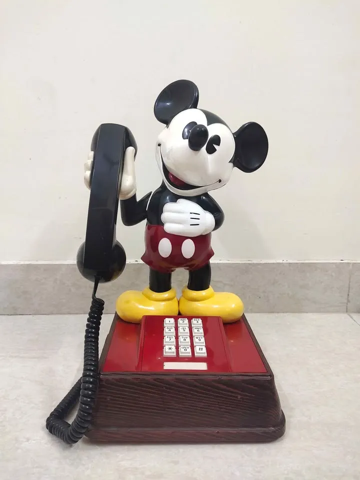 Vintage 1976 Disney Mickey Mouse Telephone ATC( American Telecommunications )Push Button Phone - Image 1
