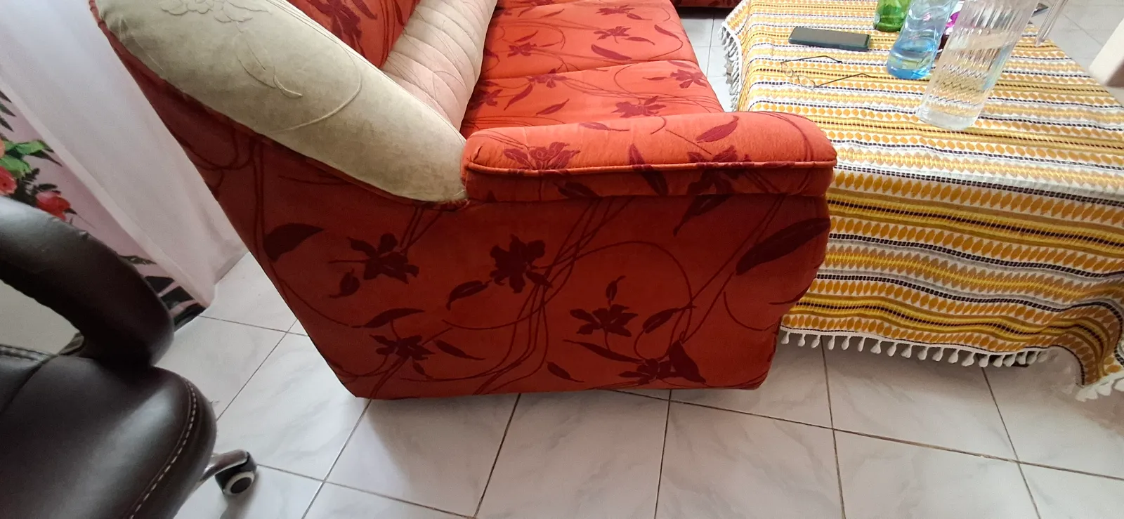 3+2 seater wooden sofa - Thumbnail 2