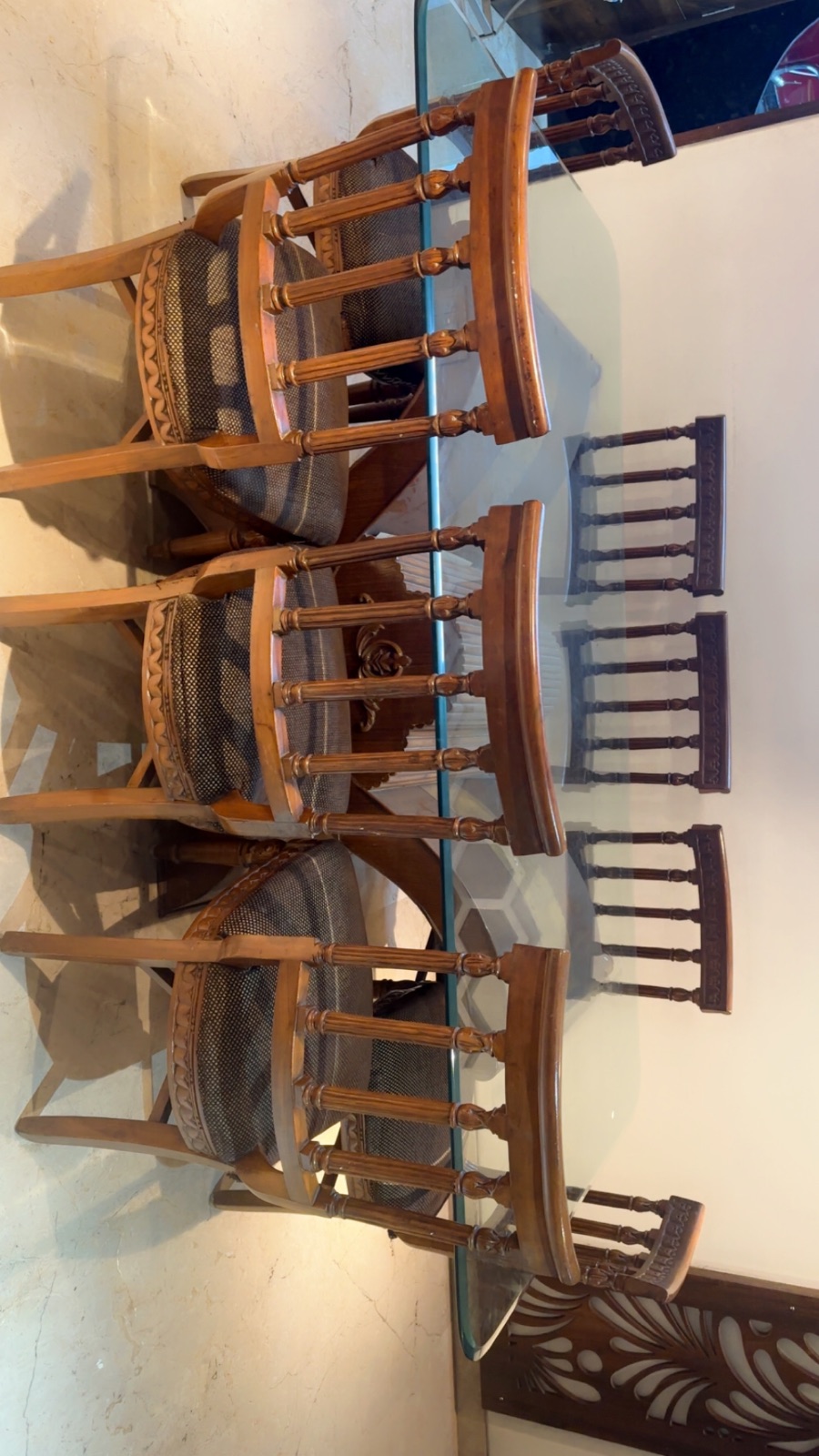 DINING TABLE WITH CHAIRS - Thumbnail 4
