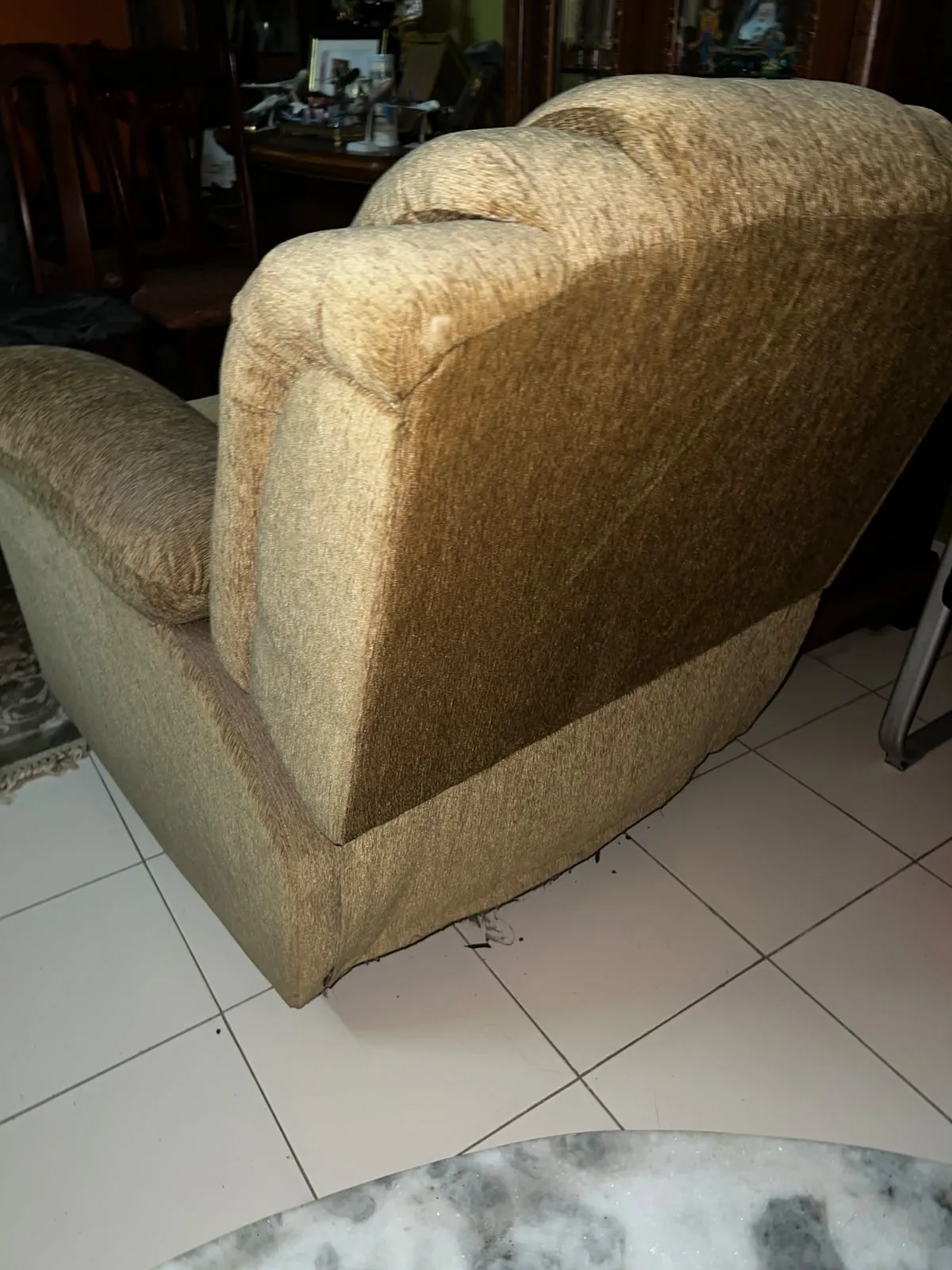 Beautiful Olive Recliner from AE Designs - Unused - Thumbnail 5