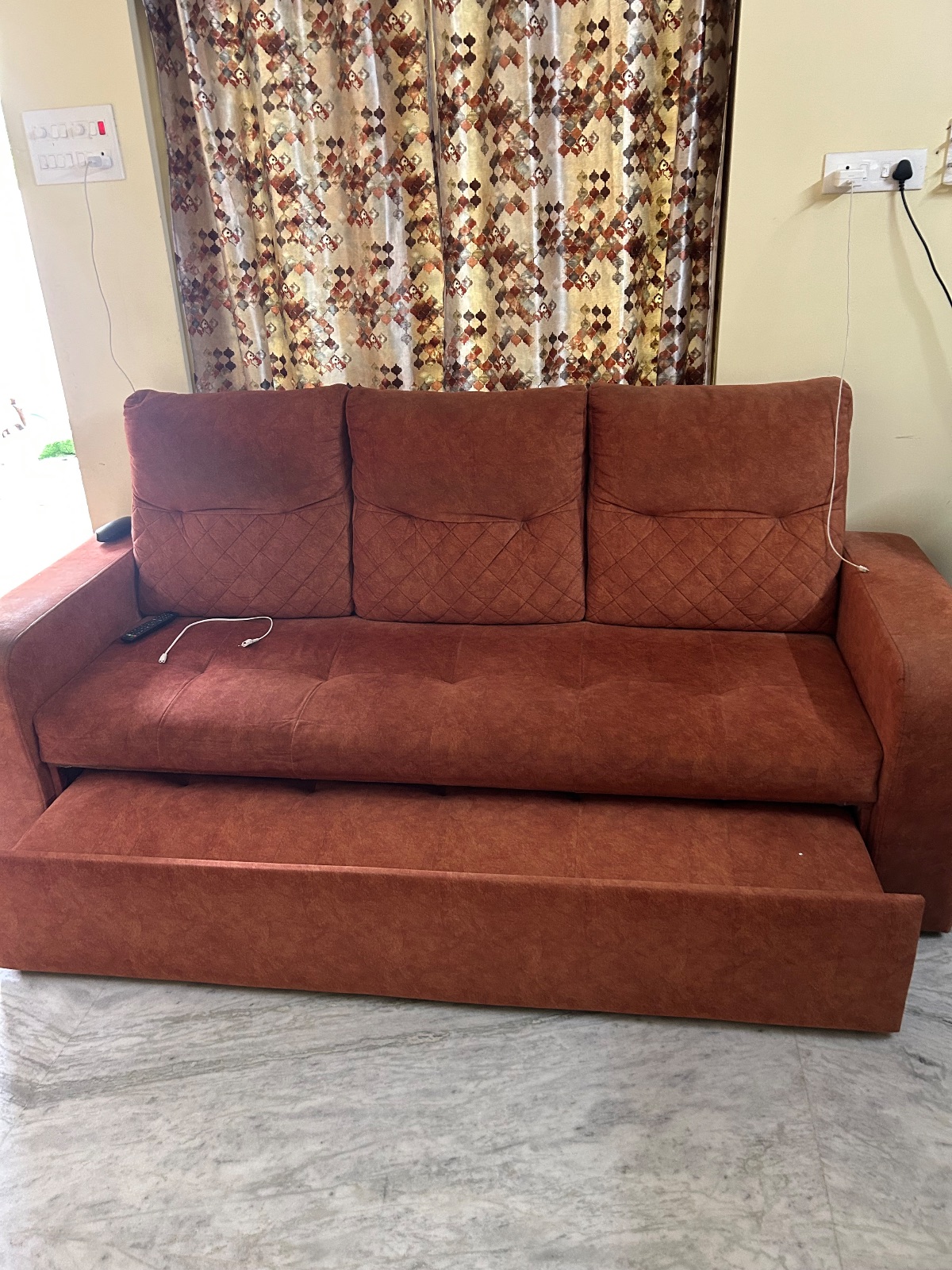 3 seater sofa cum bed for sale in Kodad, Telangana