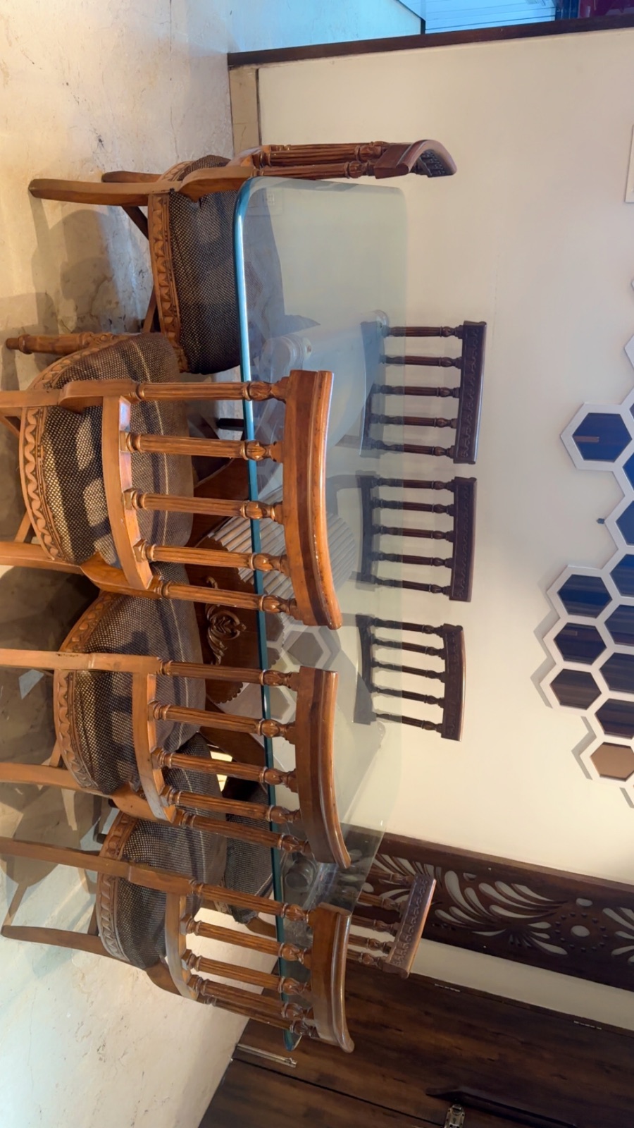 DINING TABLE WITH CHAIRS - Thumbnail 2