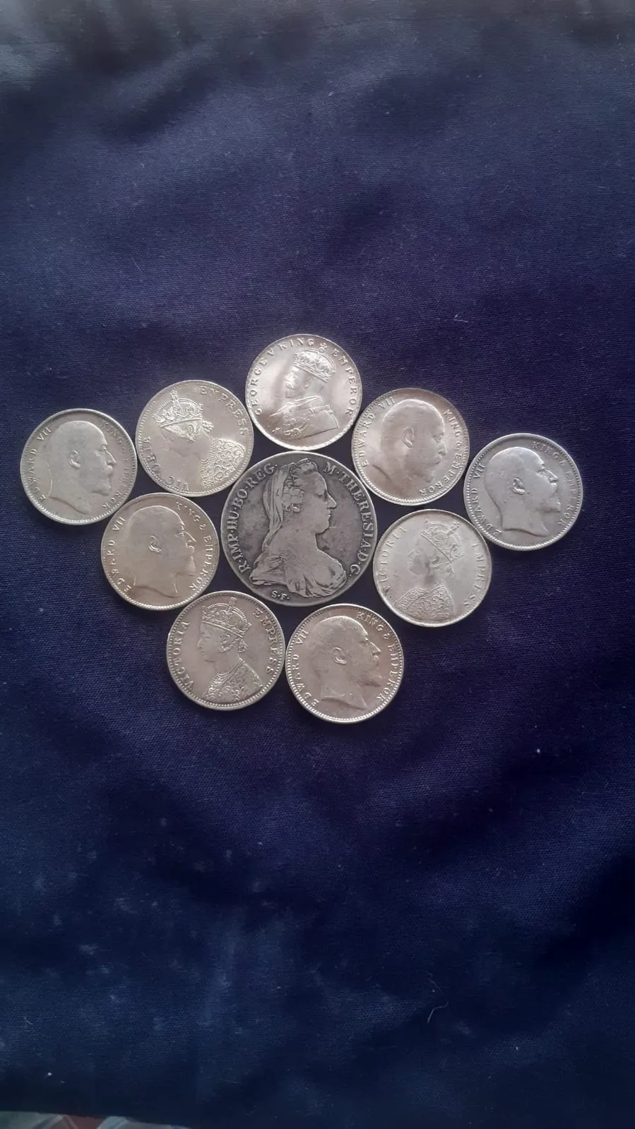 Old British India Silver Rupee Coins & Antique Coin Collection for Sale for sale in Tenali, Andhra Pradesh