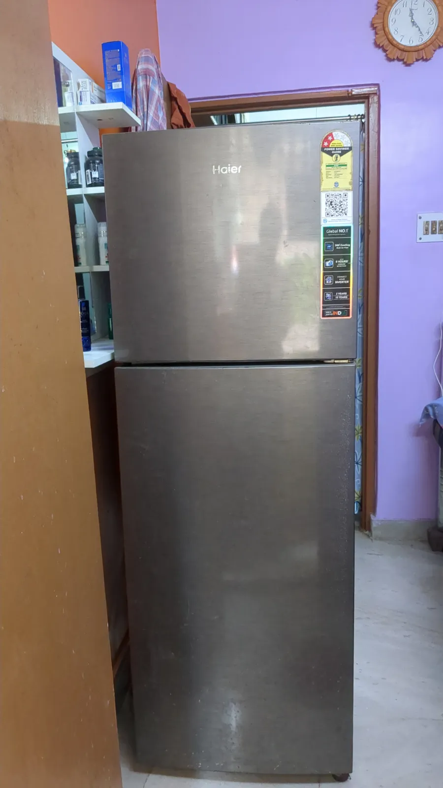 Haier Double Door Refrigerator, 1 Year Old, Excellent Working Condition - Thumbnail 6