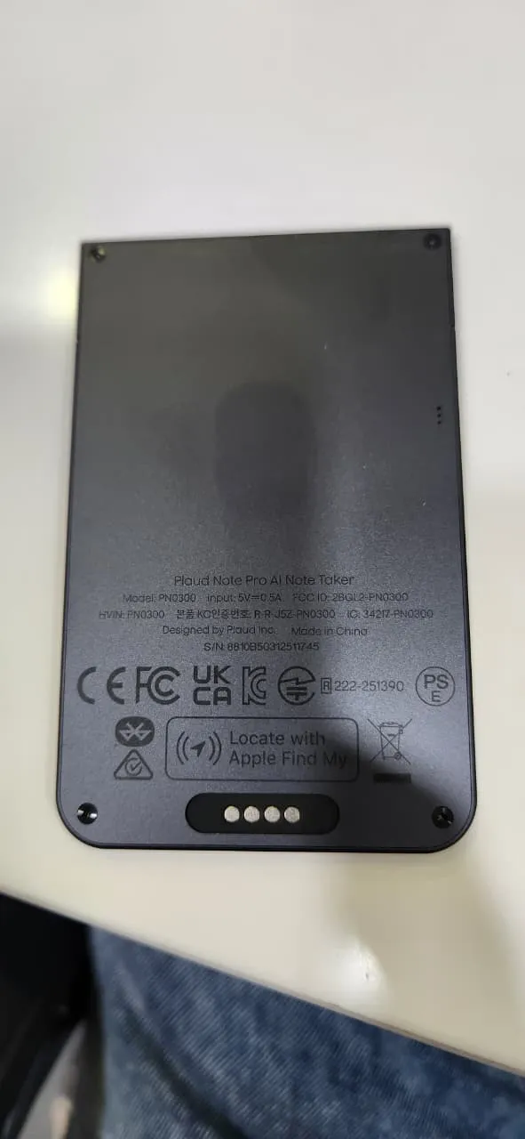 Plaud Note Pro AI Voice Recorder (3 Days Old / Brand New Condition) - Thumbnail 2