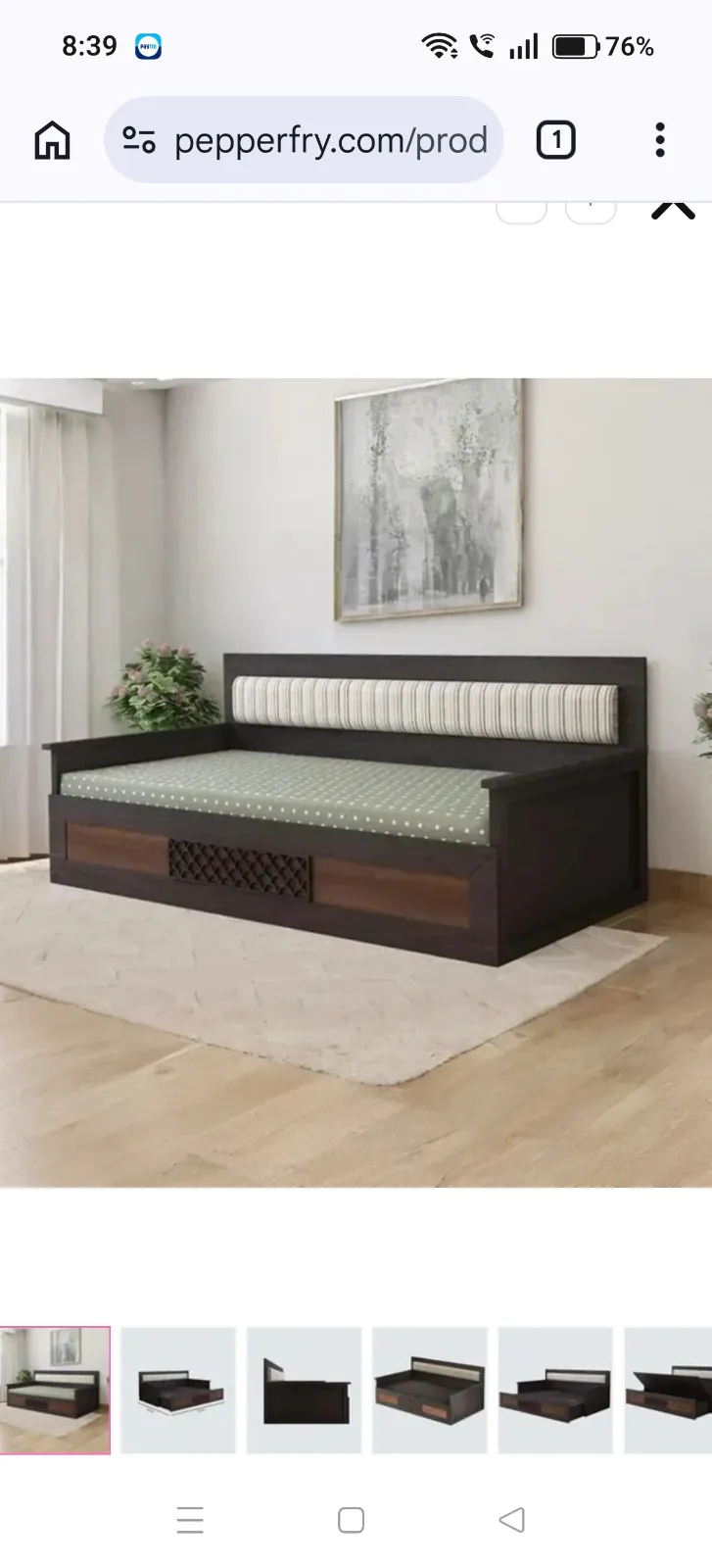 Sofa cum bed - Thumbnail 2