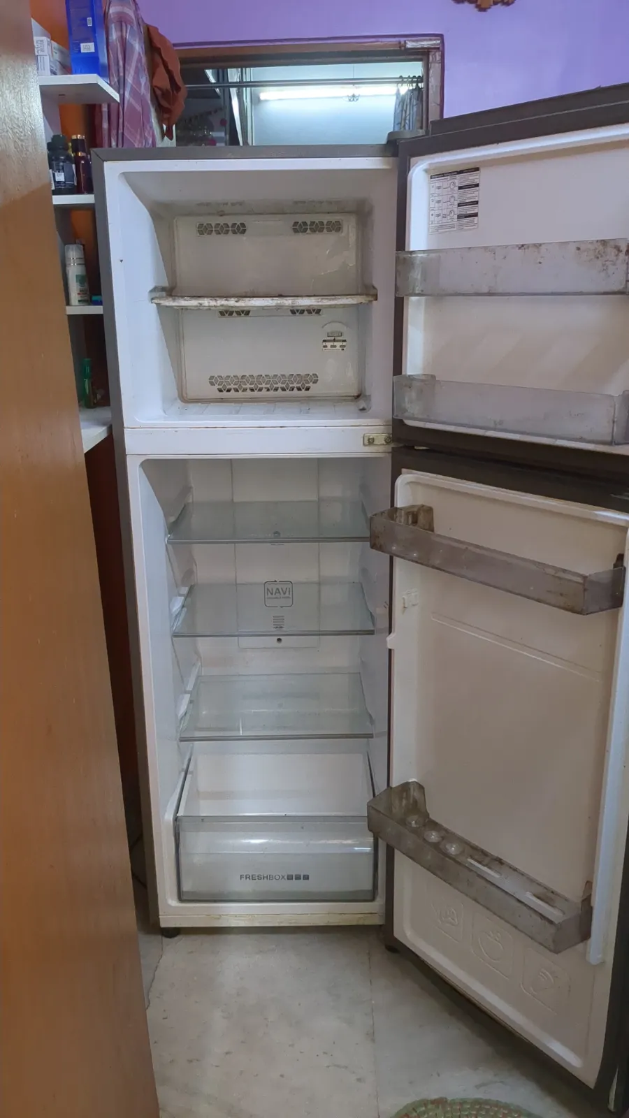 Haier Double Door Refrigerator, 1 Year Old, Excellent Working Condition - Thumbnail 4