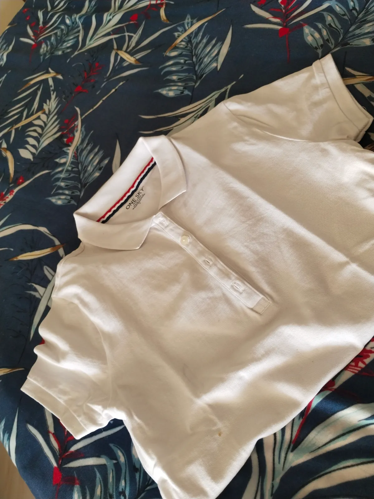 White polo t shirt - Thumbnail 7