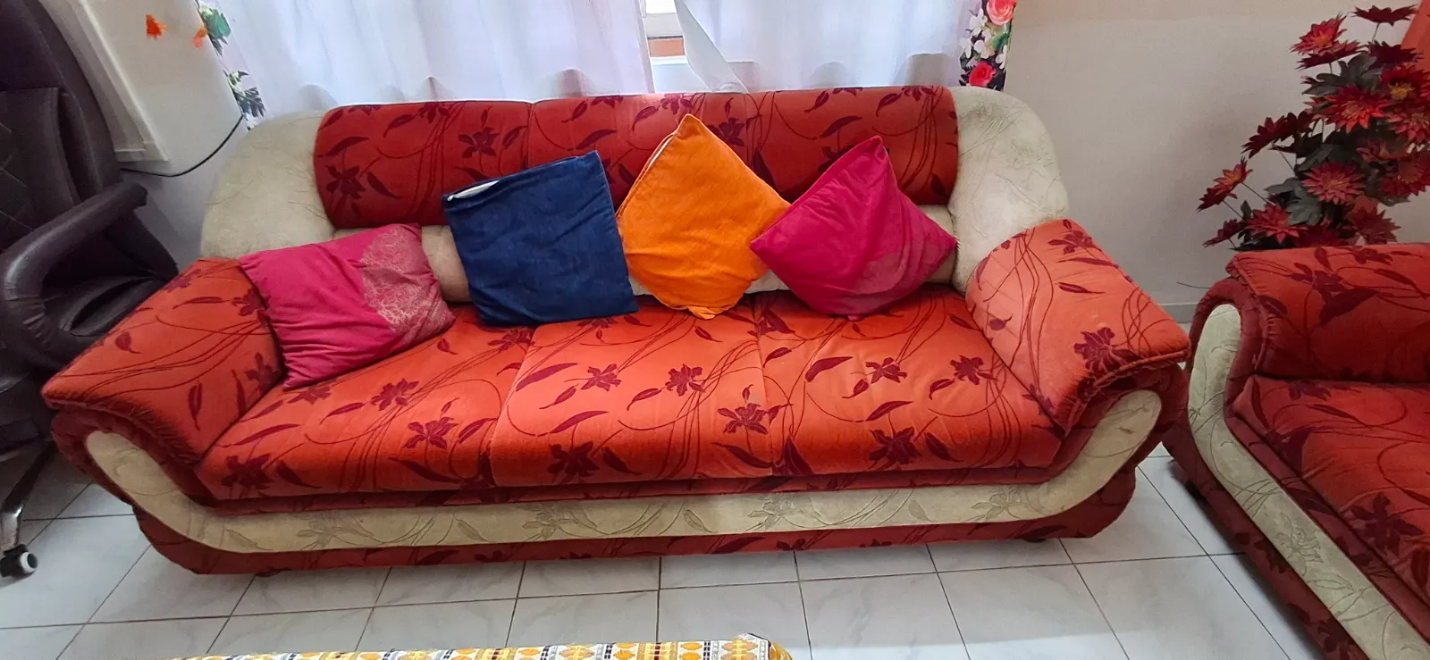 3+2 seater wooden sofa - Thumbnail 7